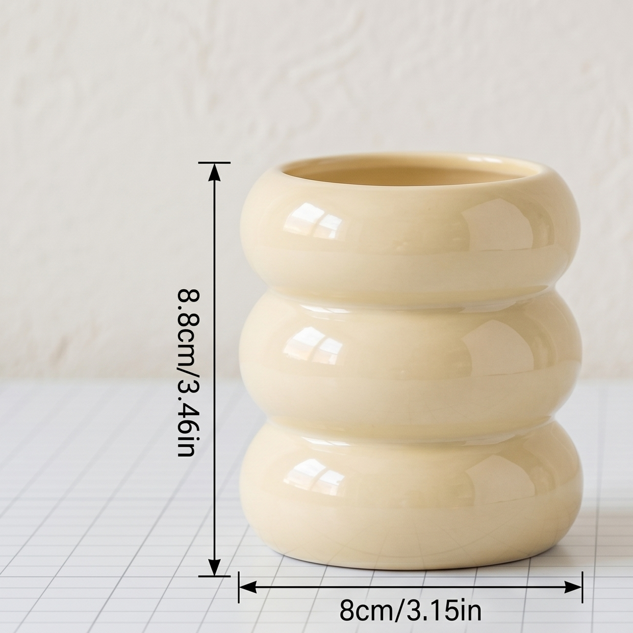 Doughnut Ceramic Soy Wax Scented Candle Jar –280g Luxury Candle
