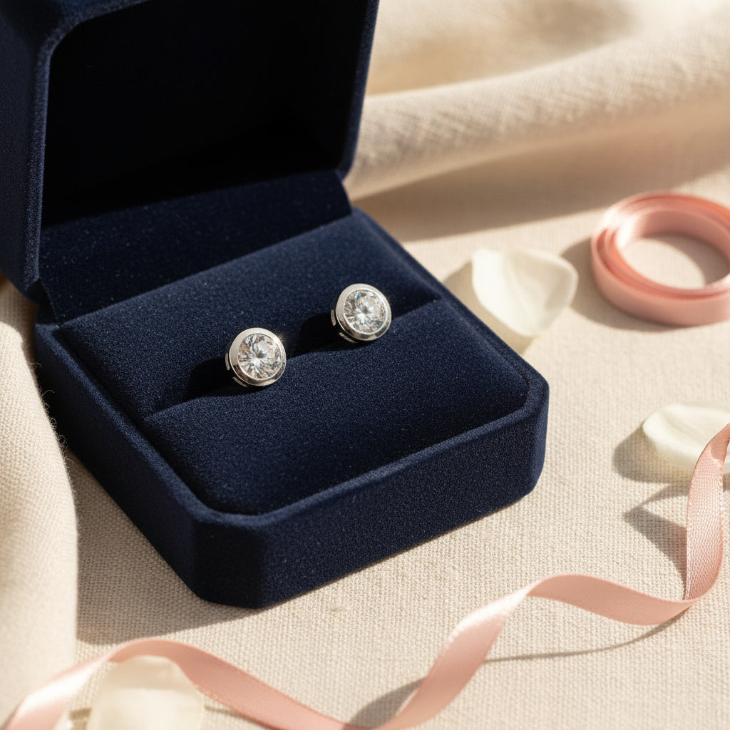 Diamond Crystal Studs