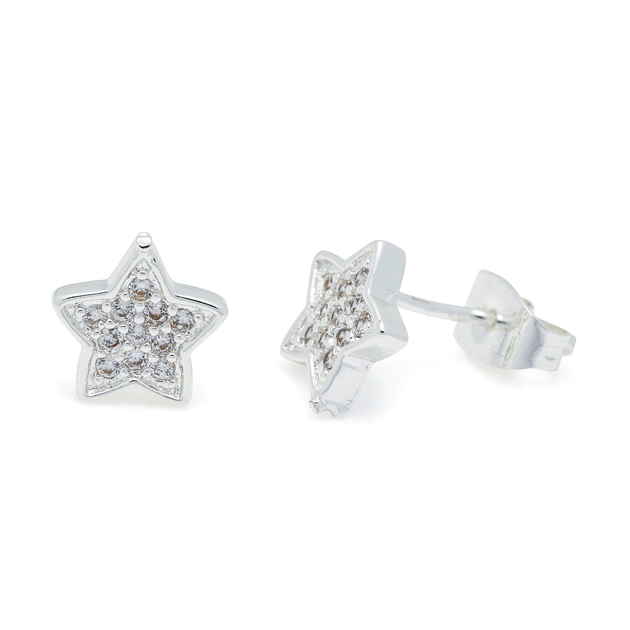 Stardust Silver Studs