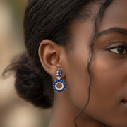 Gianna Platinum Plated Earrings