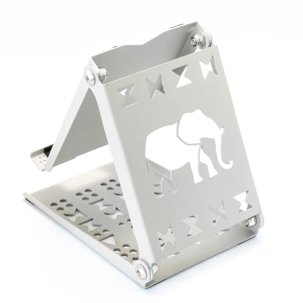 Metallic Phone Stand – Kenya Wildlife Decorative Phone Holder (Mixed Colours & Designs)