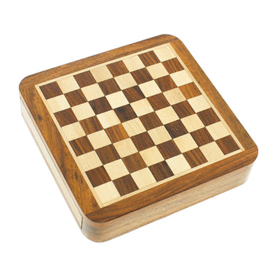 Emporium Collection Magnetic Chess Board With Drawer