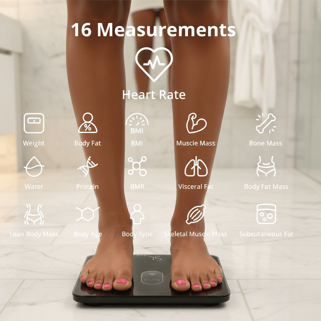 Eufy Smart Scale P2 Pro – Body Composition Smart Scale (Black)