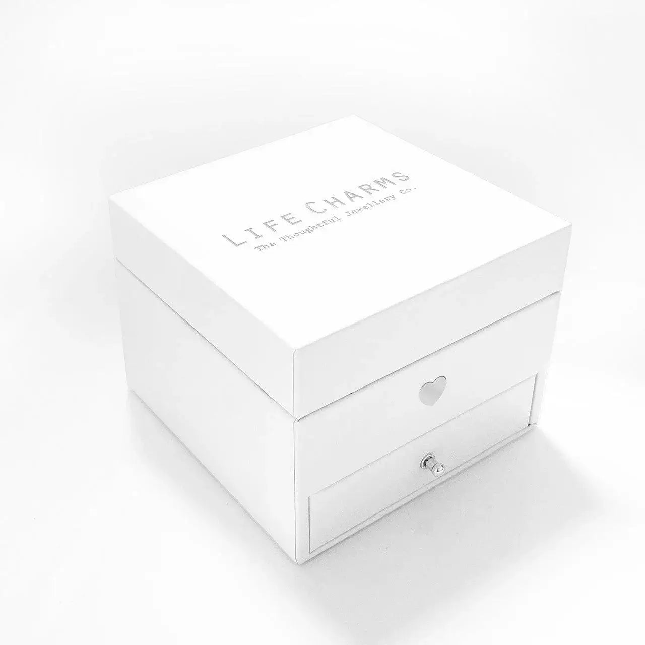 Love You to the Moon & Back – Double Heart Necklace Flower Box Gift