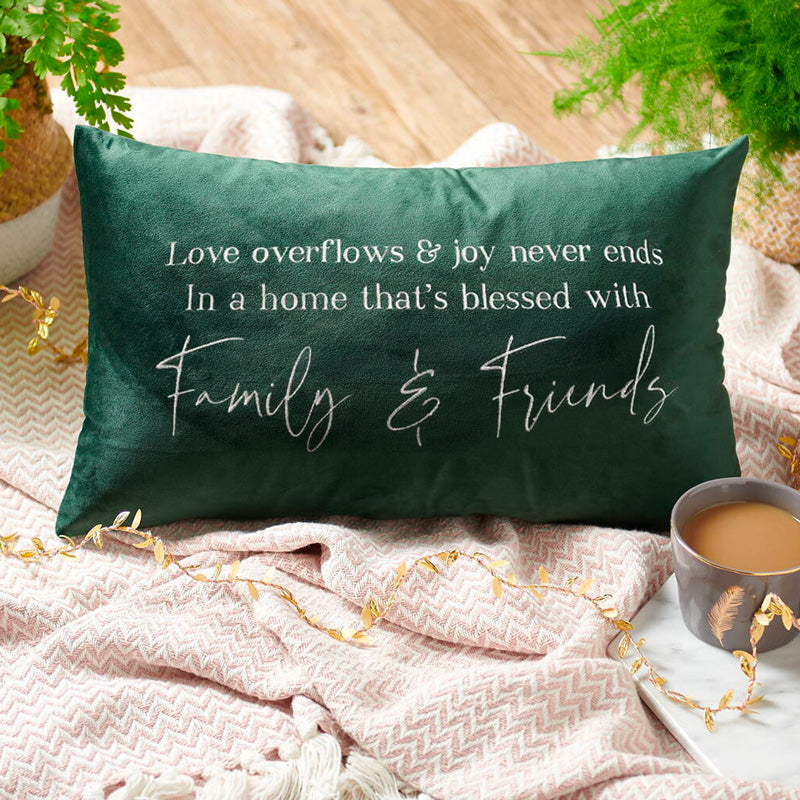 Moments Rectangle Cushion - Family & Friends