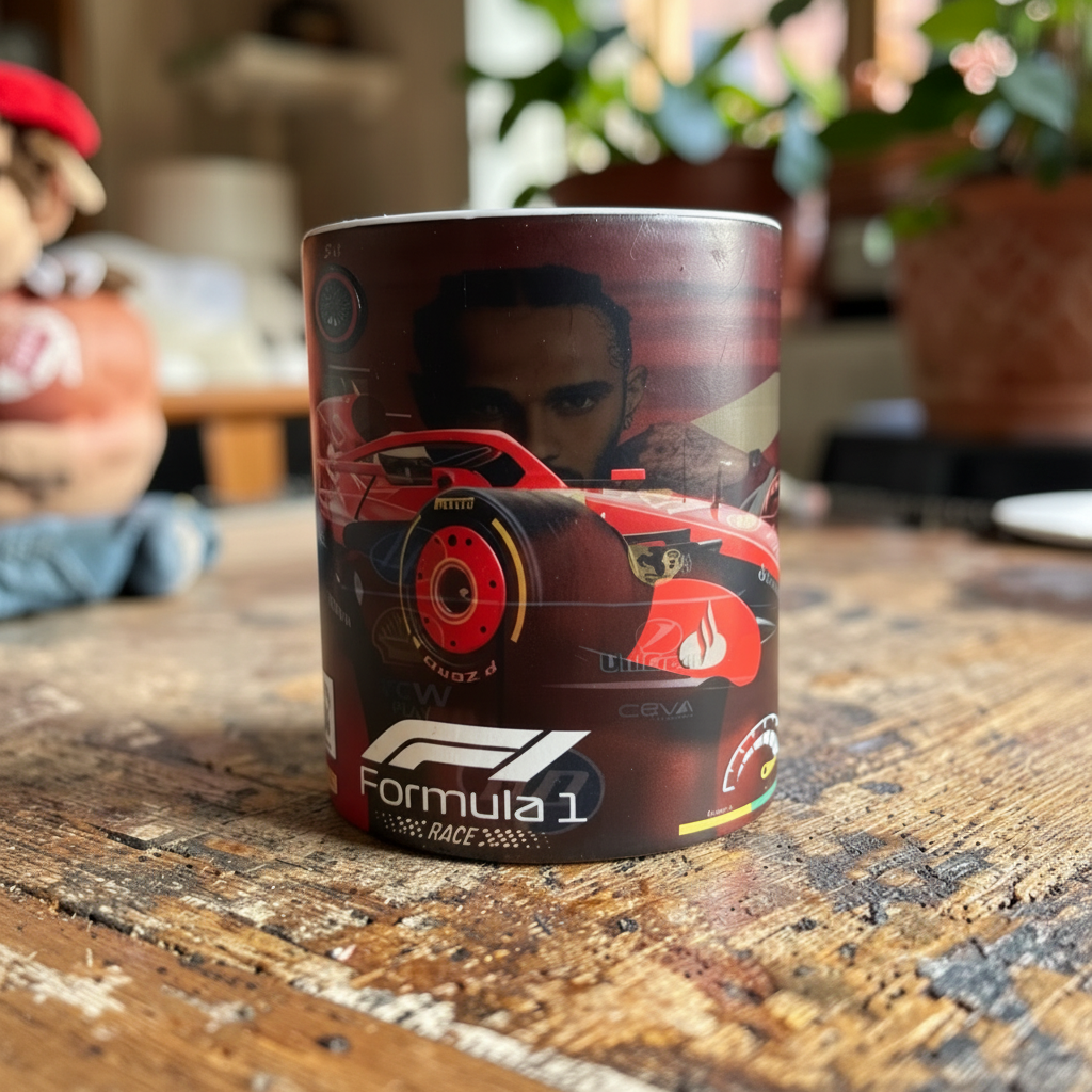 Formula One Artwork 11 oz Matte Magic Mug – Colour Changing Mug