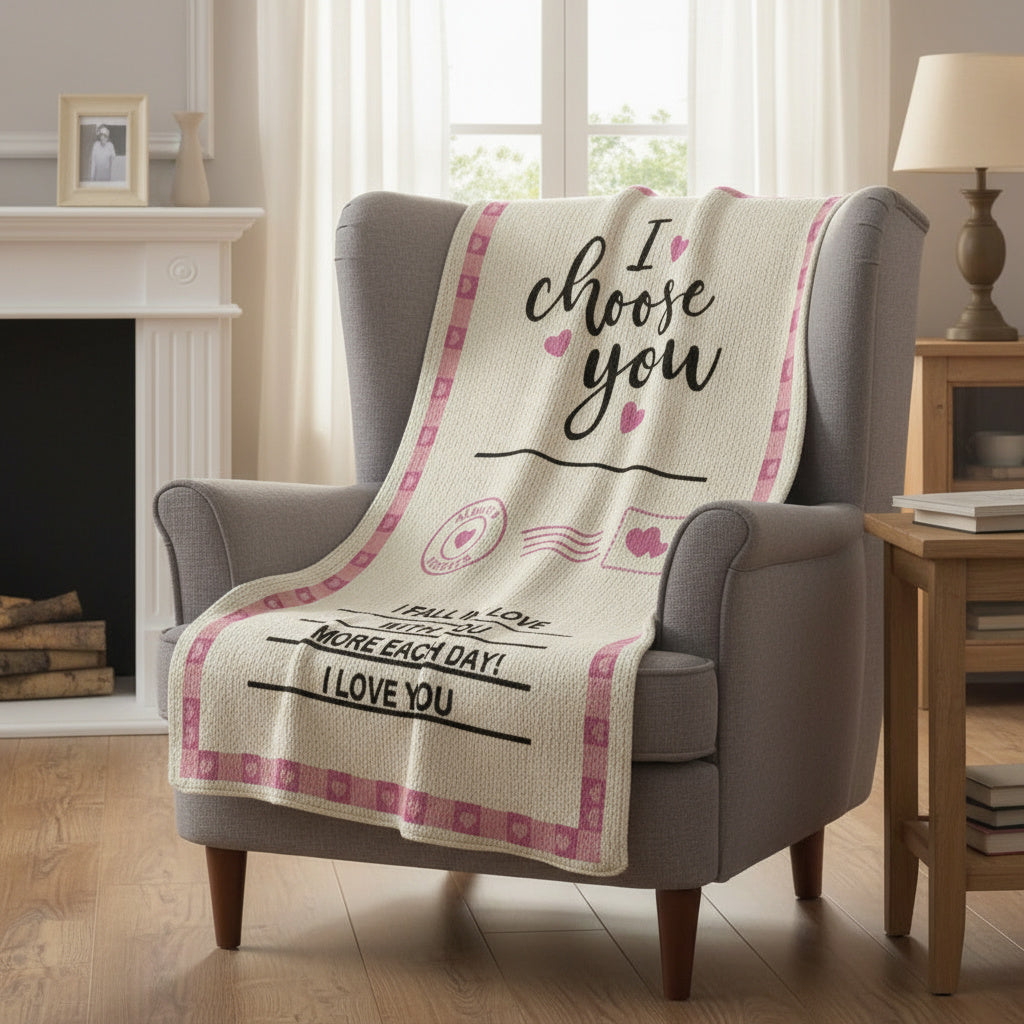 Forever Yours -  Knit Blanket