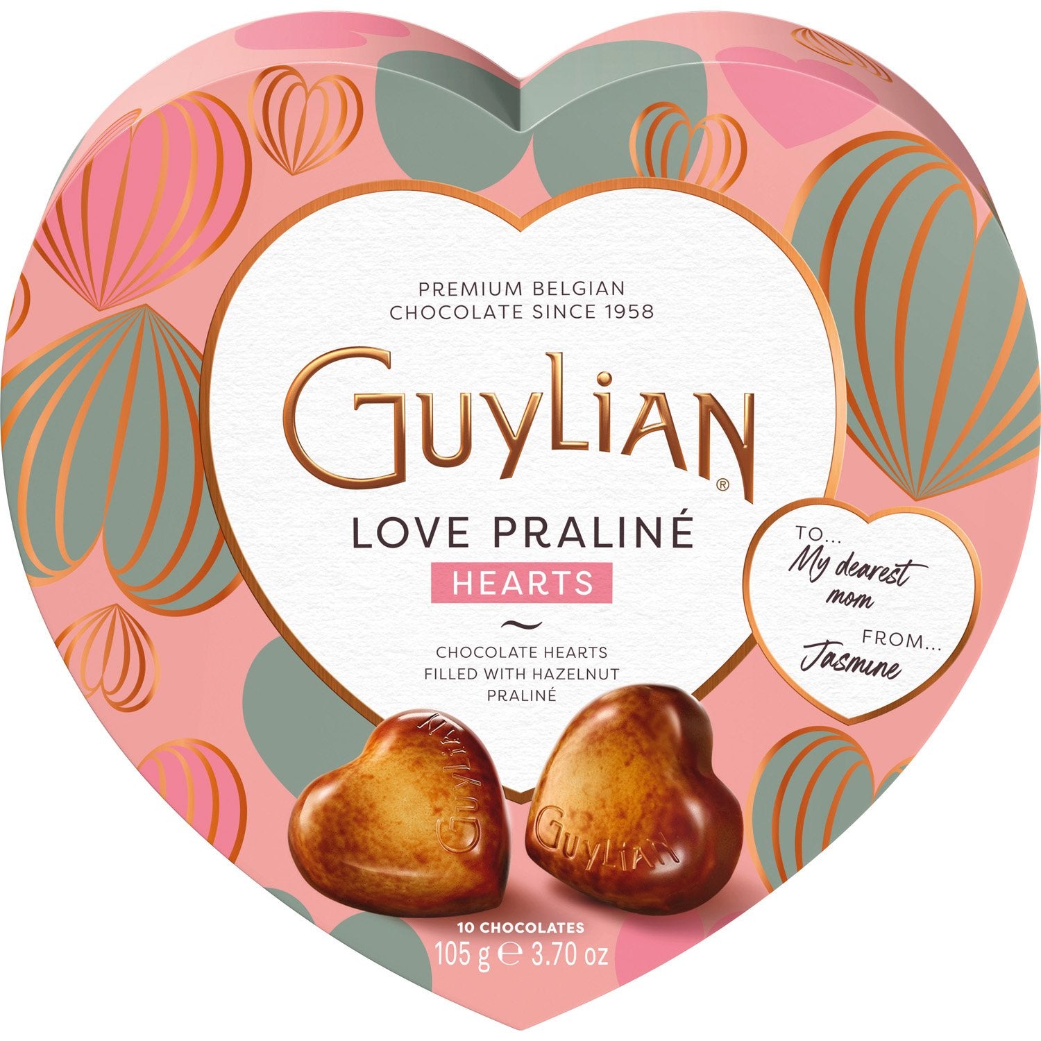 Guylian Love Praliné Hearts 105g | Belgian Chocolate Valentine