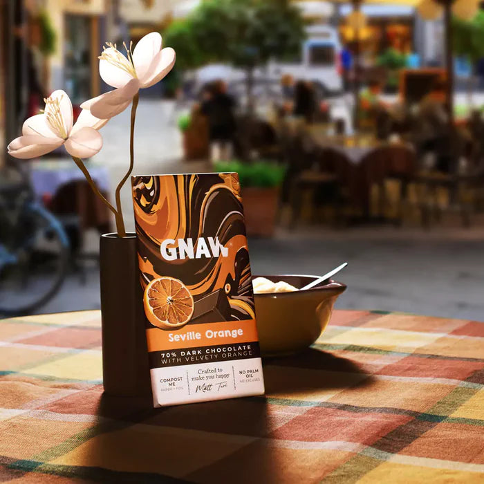 Gnaw Seville 70% Dark Orange Chocolate