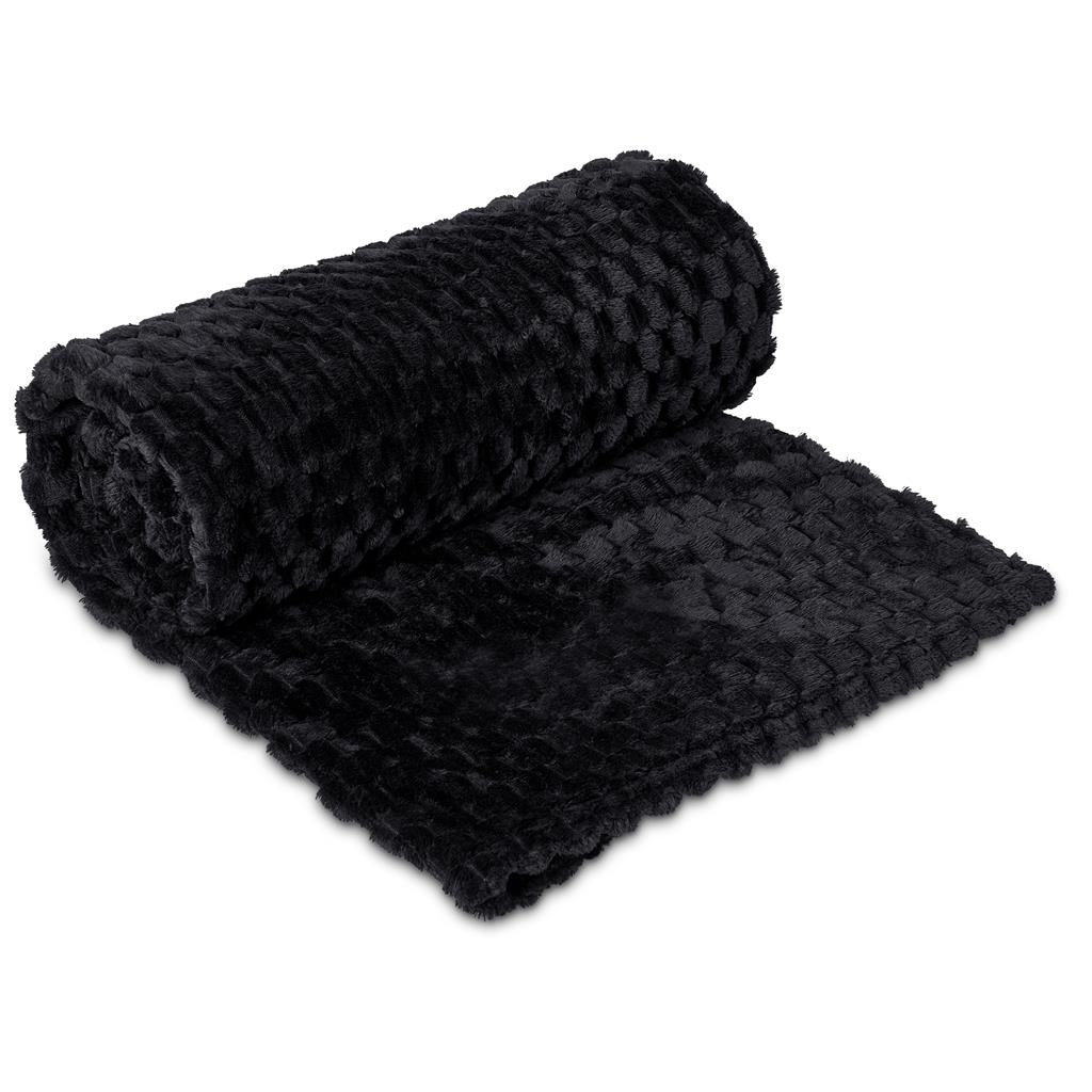 Serendipio Cozy Cloud Fleece Blanket – Ultra-Soft 3D Jacquard Throw 160×150cm