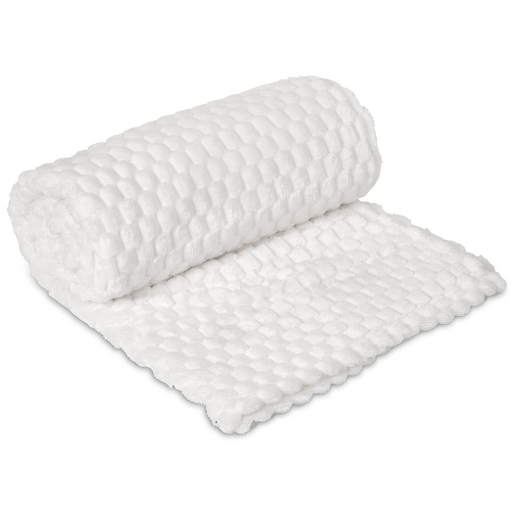 Serendipio Cozy Cloud Fleece Blanket – Ultra-Soft 3D Jacquard Throw 160×150cm