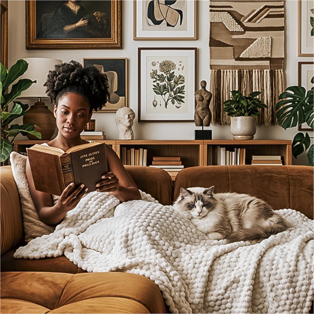 Serendipio Cozy Cloud Fleece Blanket – Ultra-Soft 3D Jacquard Throw 160×150cm