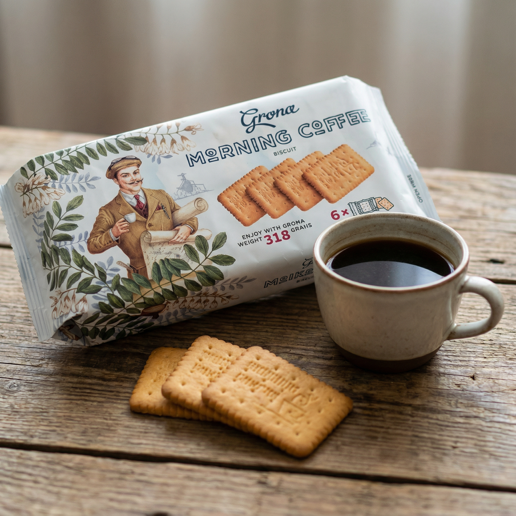 GRONA Morning Coffee Biscuit 318g