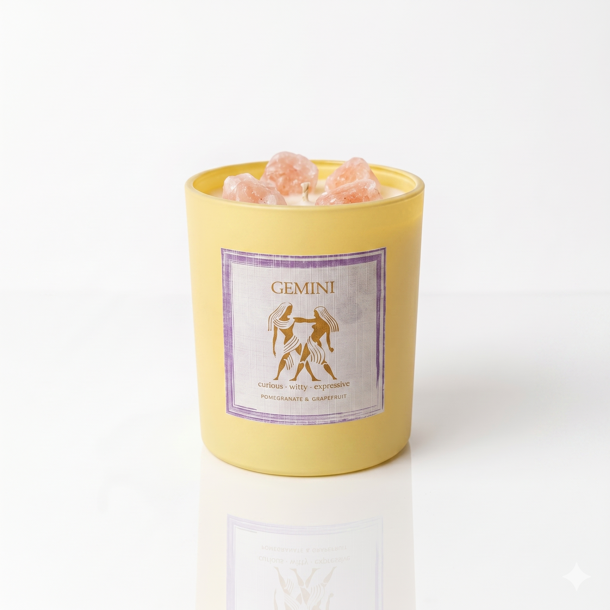 Purpink Zodiac Scented Candle Jar – 120g Star Sign Candle