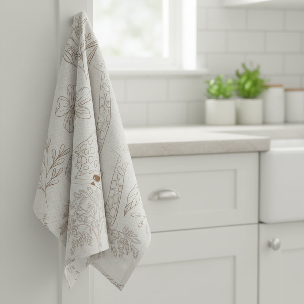 Art Carte Illustrated Tea Towel