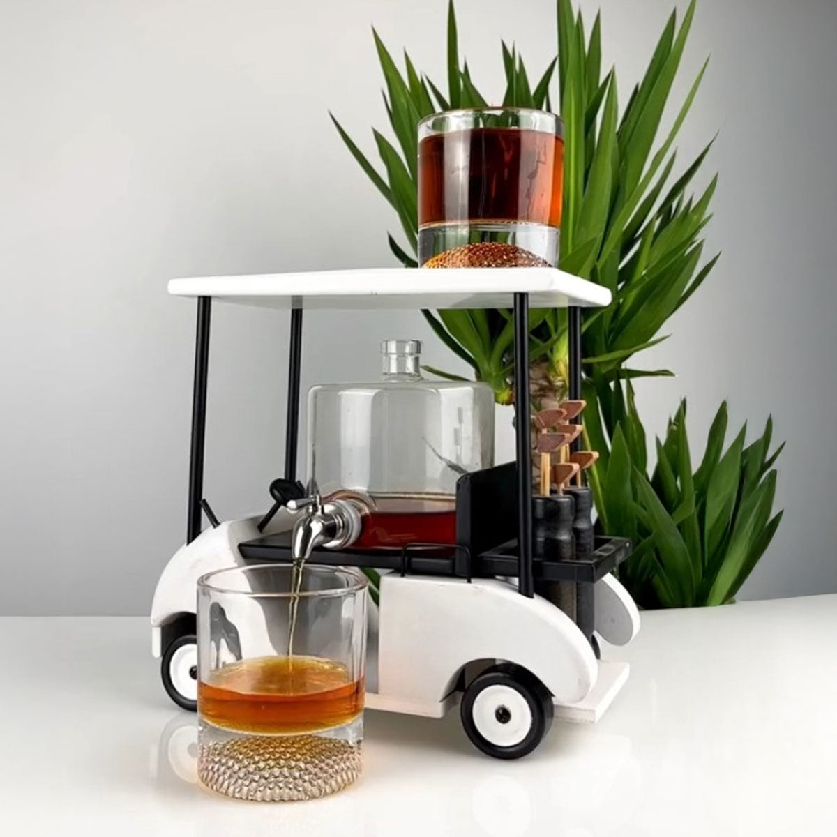 Golf Car Decanter Set