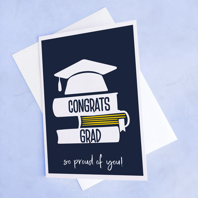 Graduation Card - Congrats, So Proud Of You!
