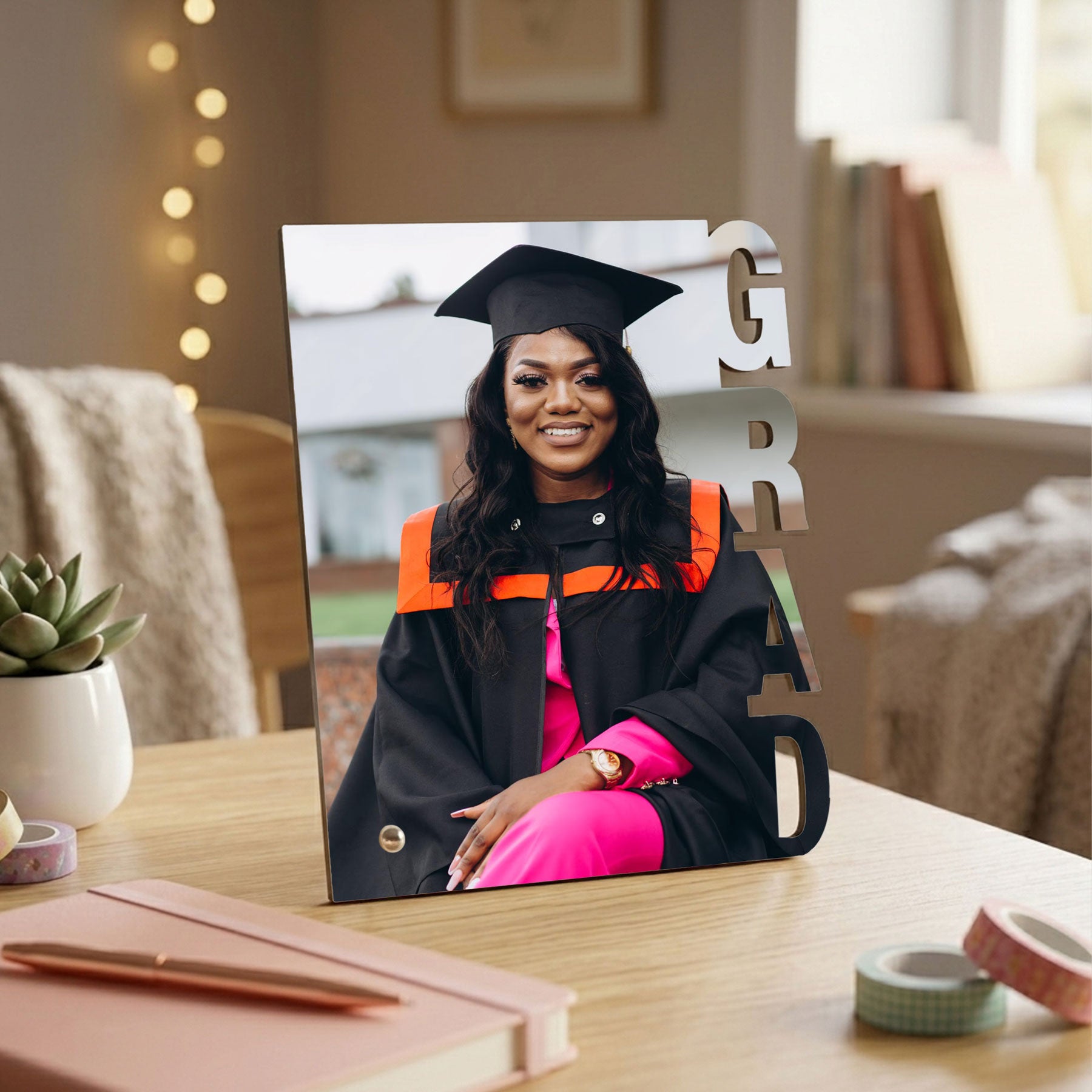 Personalised Graduation Photo Frame – 20 × 20 cm Keepsake Frame