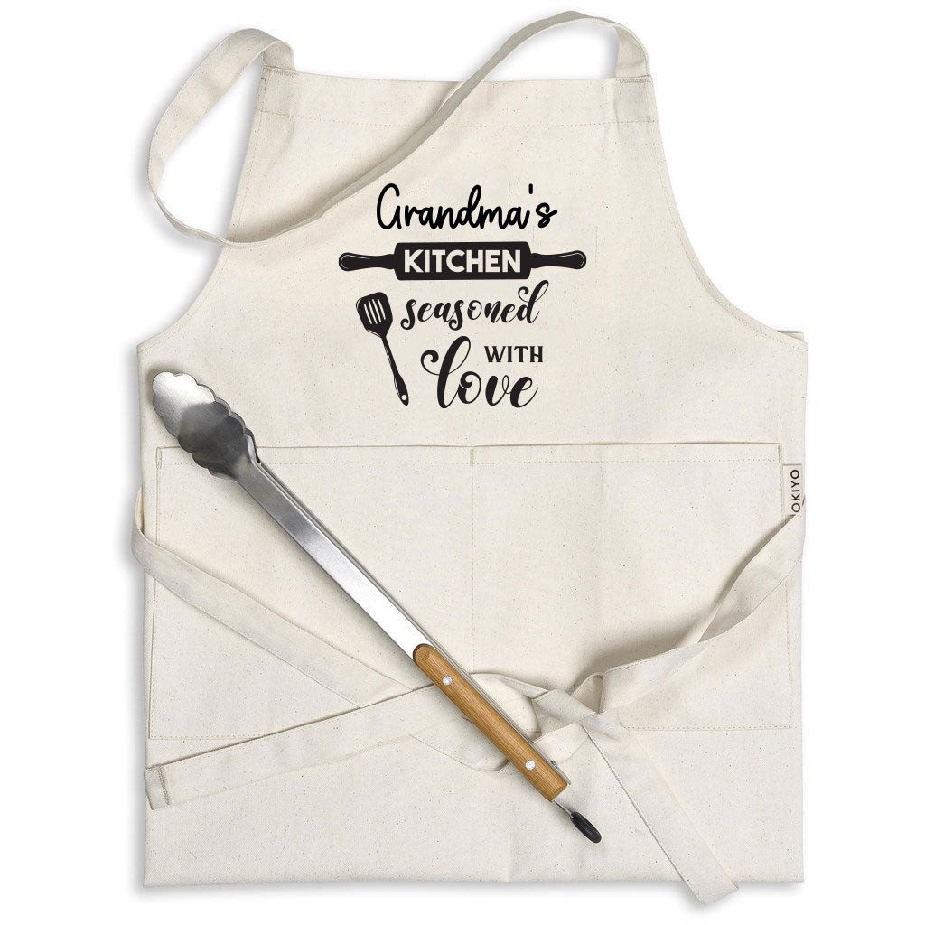 Grandma's Kitchen Seasoned With Love Apron