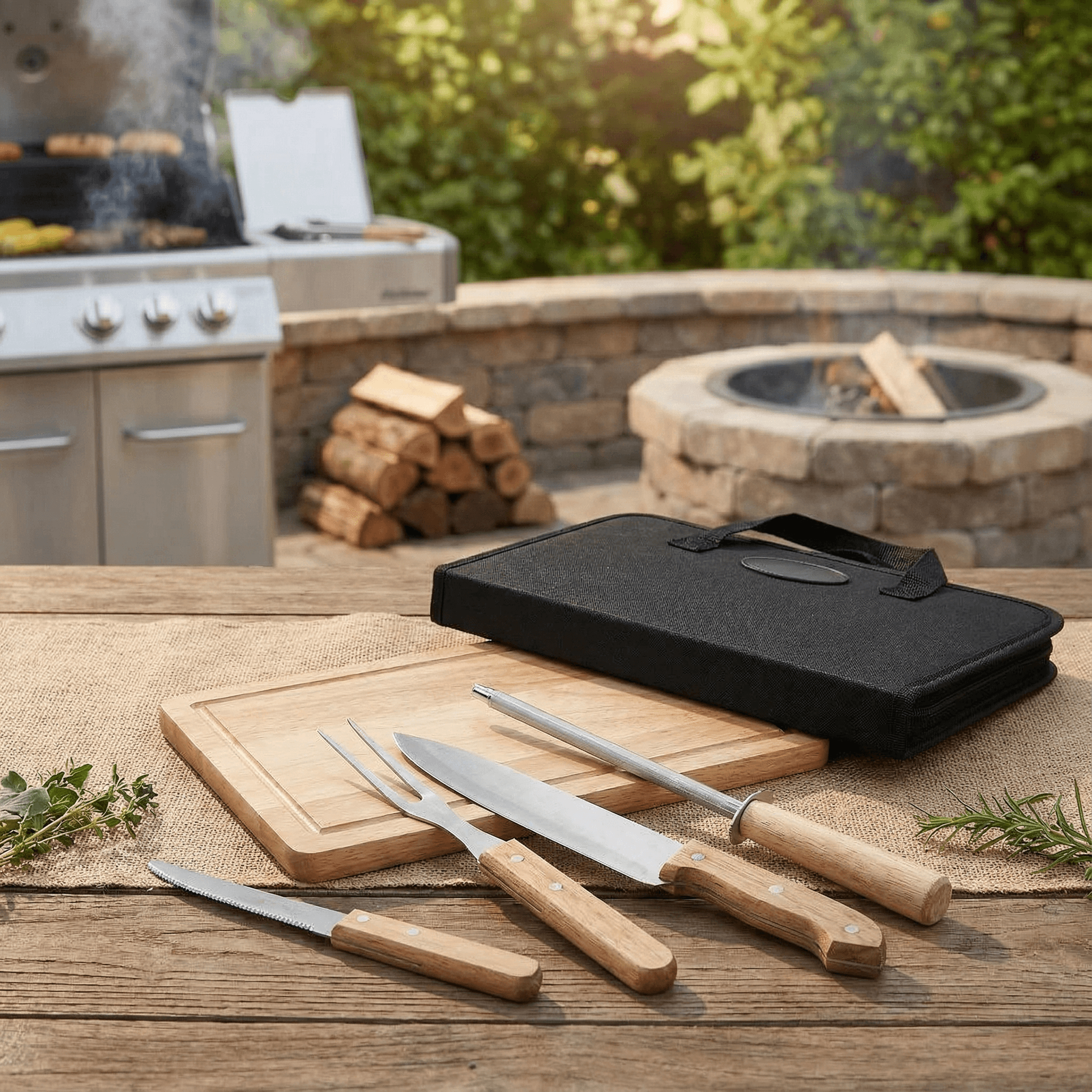 Brenton 5-Piece Grilling Set