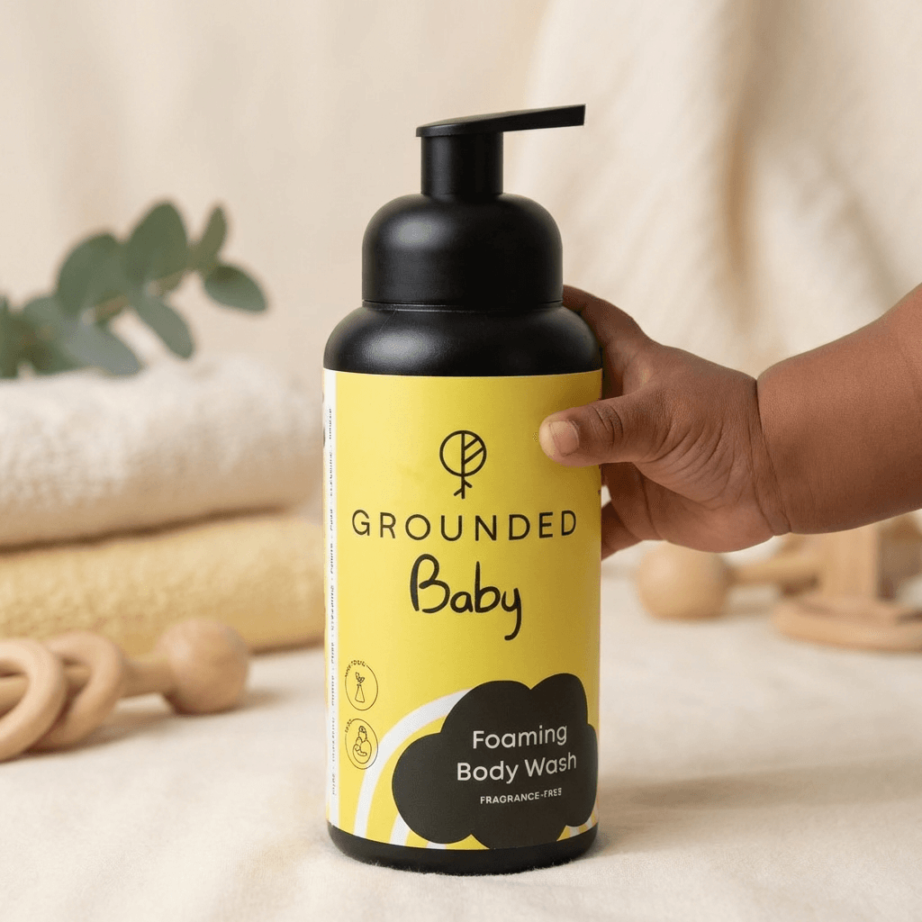Grounded Baby Foaming Body Wash – Fragrance-Free (500ml)