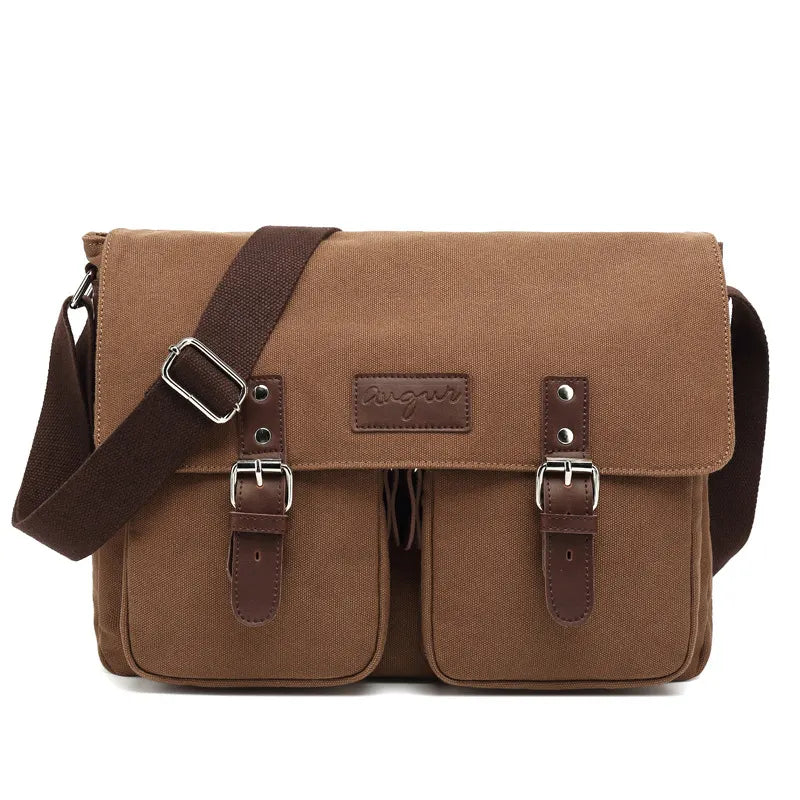 The Atlas Canvas Messenger Bag
