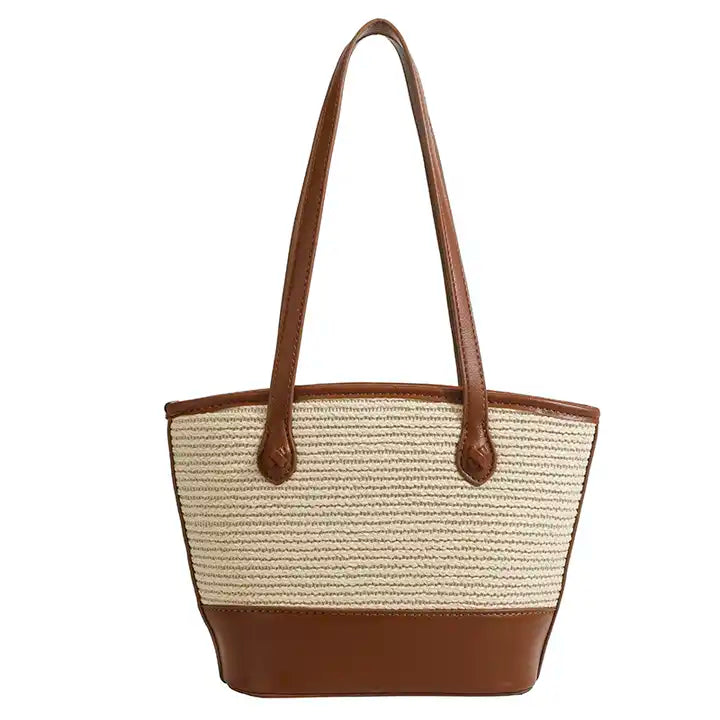 The Charlotte Woven Shoulder Bag