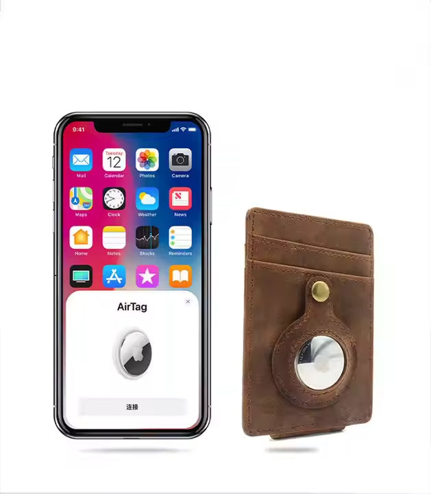 Apple AirTag Leather Wallet