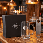 Harvey Makin Beer Tankard and Bottle Opener Set – Clear