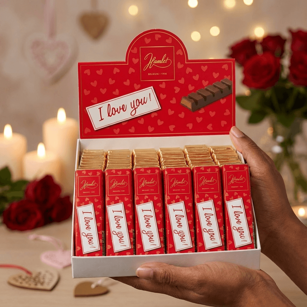 Hamlet “I Love You” Praline Chocolate Bar Treat (45g)