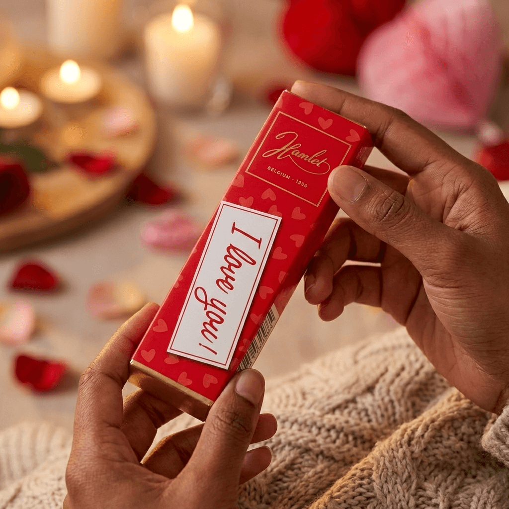 Hamlet “I Love You” Praline Chocolate Bar Treat (45g)