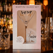Luxe Martini Cocktail Glass - Sip Sip Hooray