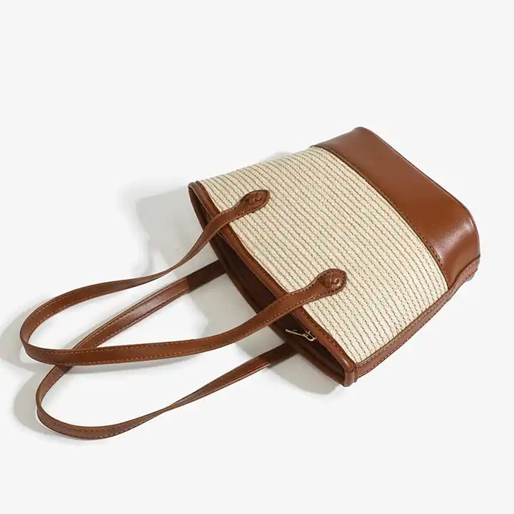 The Charlotte Woven Shoulder Bag