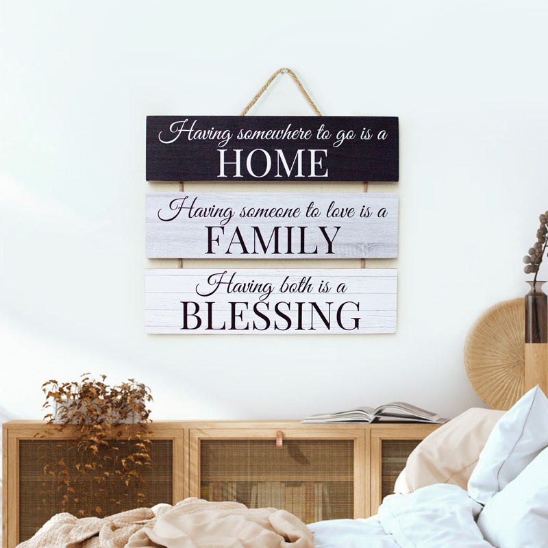 Home, Family, Blessing Wall Hanging Plaque