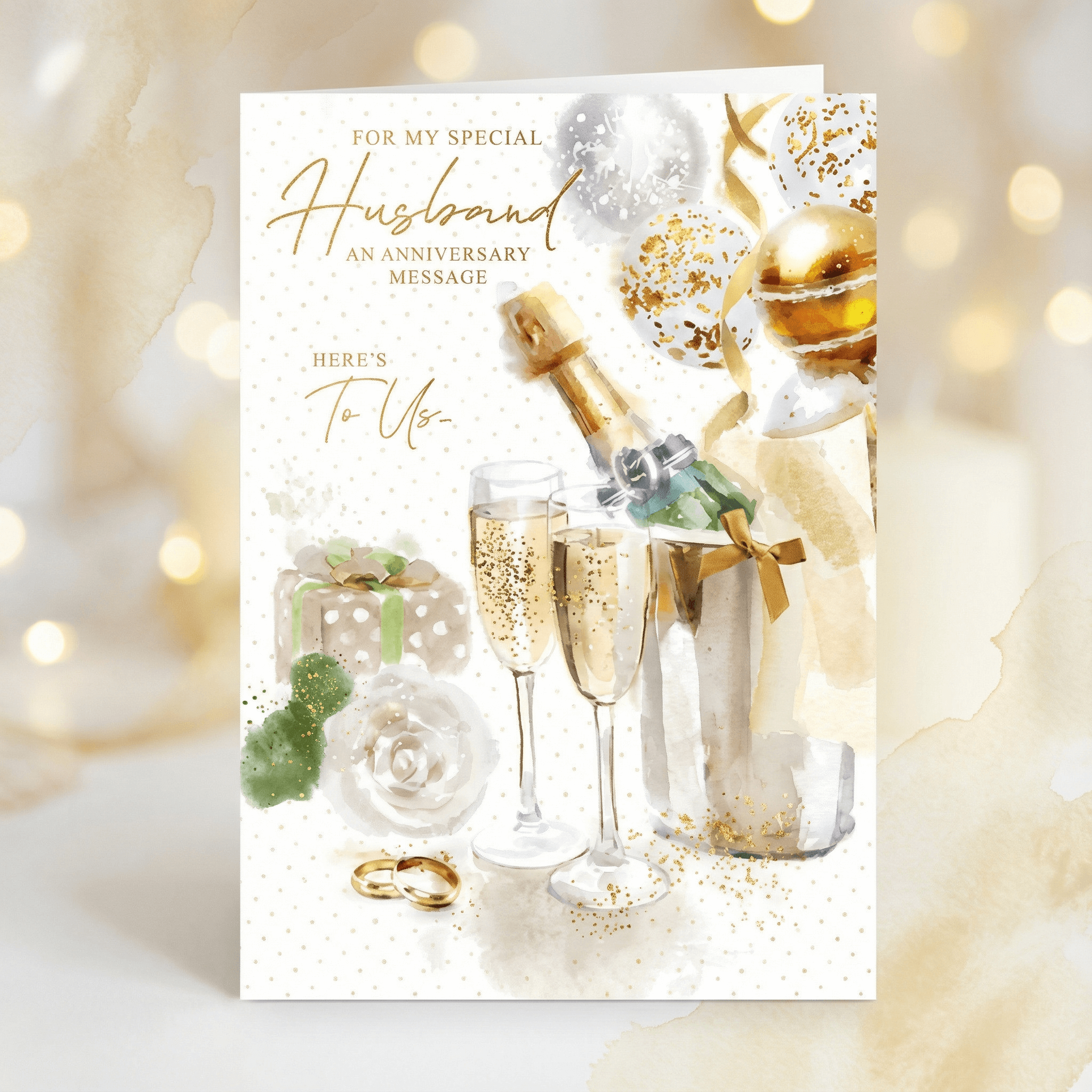 For My Special Husband – Anniversary Celebration Card