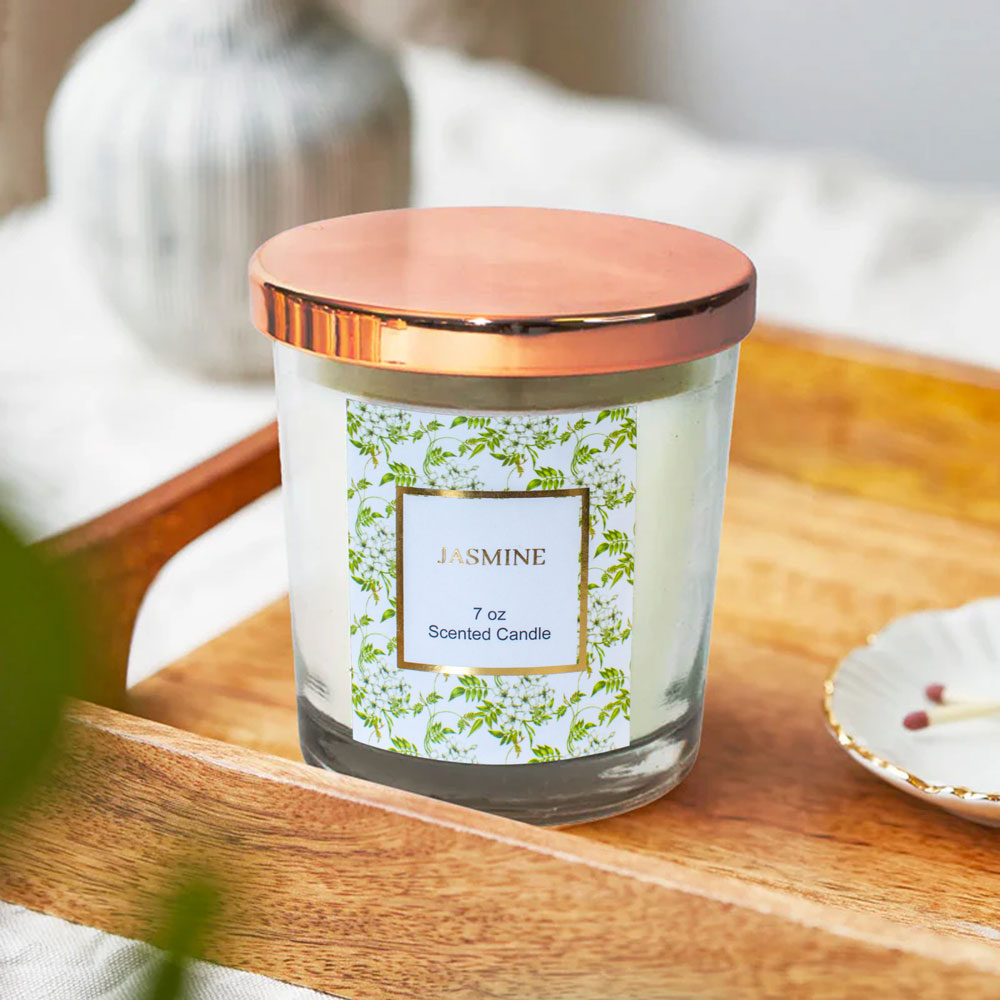 For Her Scented Candle Jar with Lid