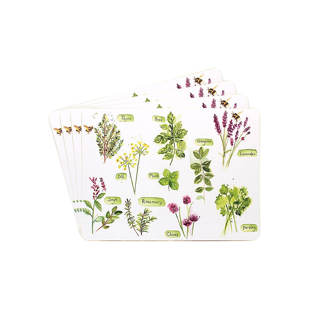 Chefs Herb Garden Placemats Set of 4
