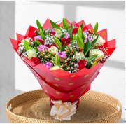 Lily Kissed Romance Standing Bouquet