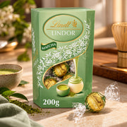 Lindt Lindor Matcha White Chocolate Truffles Box 200g