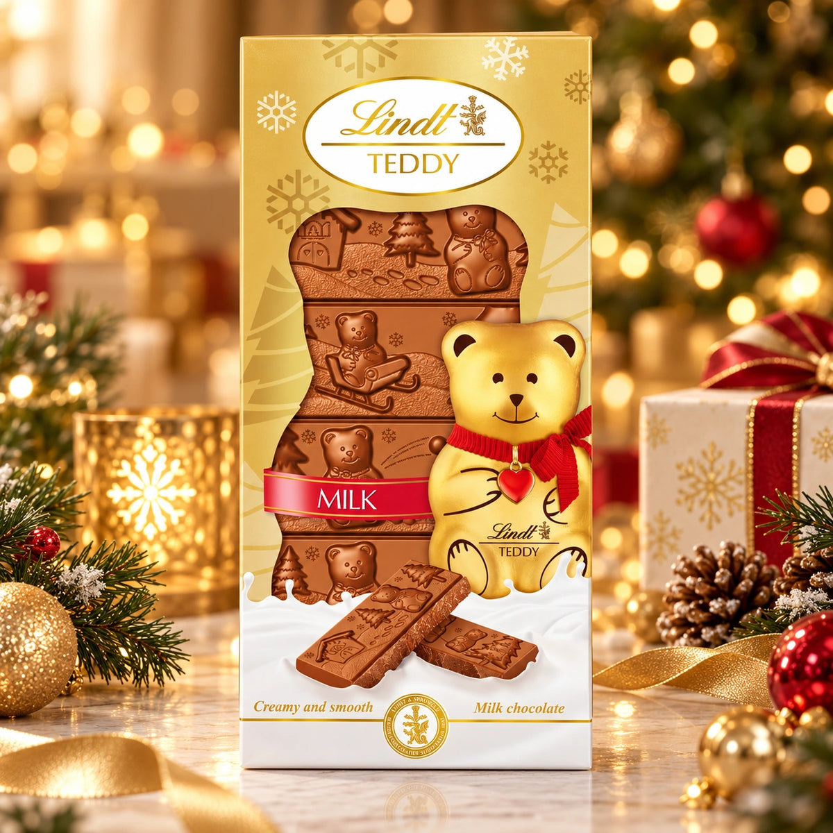 Lindt Teddy Milk Chocolate Bar 120g
