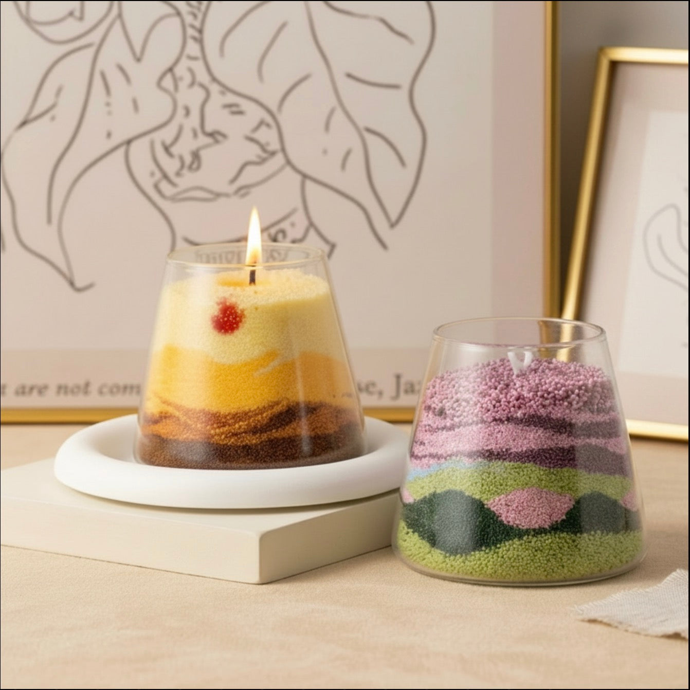 Purpink DIY Craft Candle Kit – 450G Scented Candle Making Set