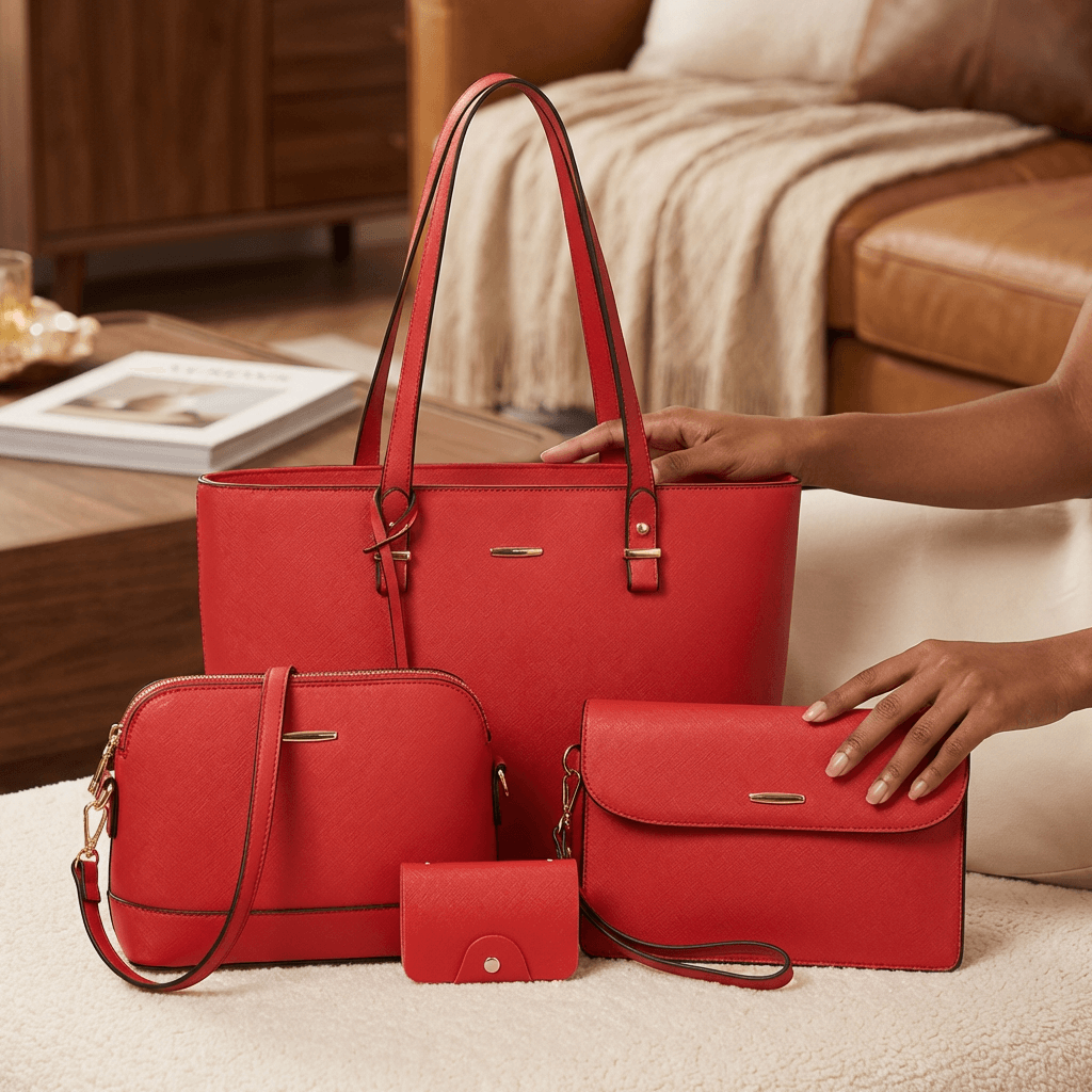 London 4 piece in 1 Tote Bag