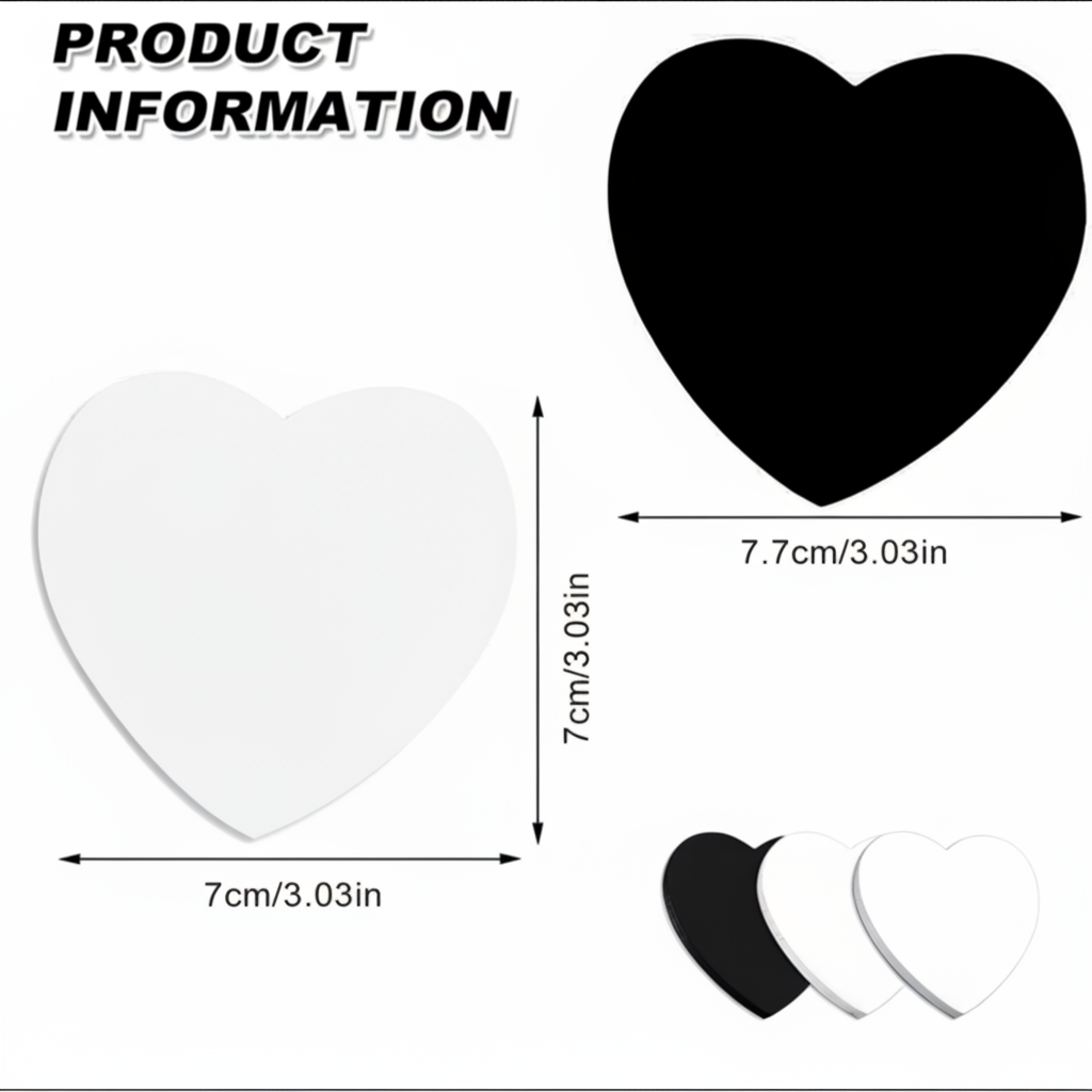 Personalised Love Heart Sticky Note Pad – 2 Piece Name Memo Pads