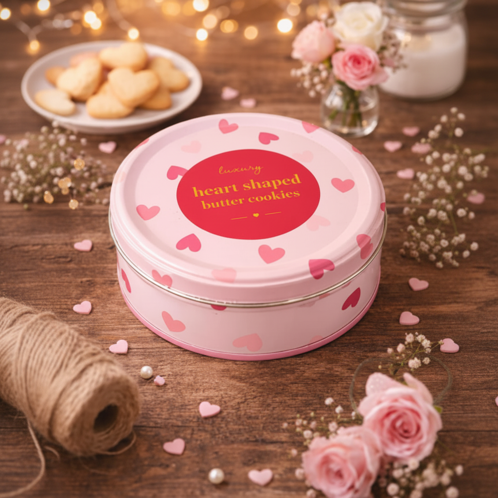 Luxury heart cookies
