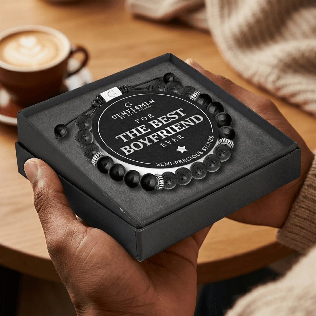 Boyfriend Semi-Precious Adjustable Bracelet