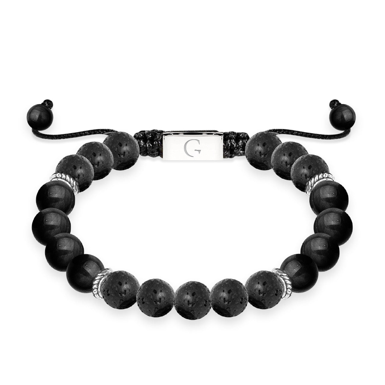 Boyfriend Semi-Precious Adjustable Bracelet