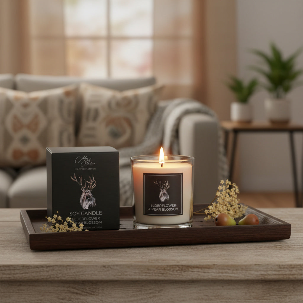 Meg Hawkins 250g Candle - Elderflower & Pear Blossom