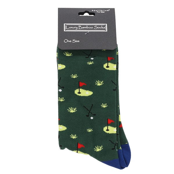 Men's Bamboo Socks Golf