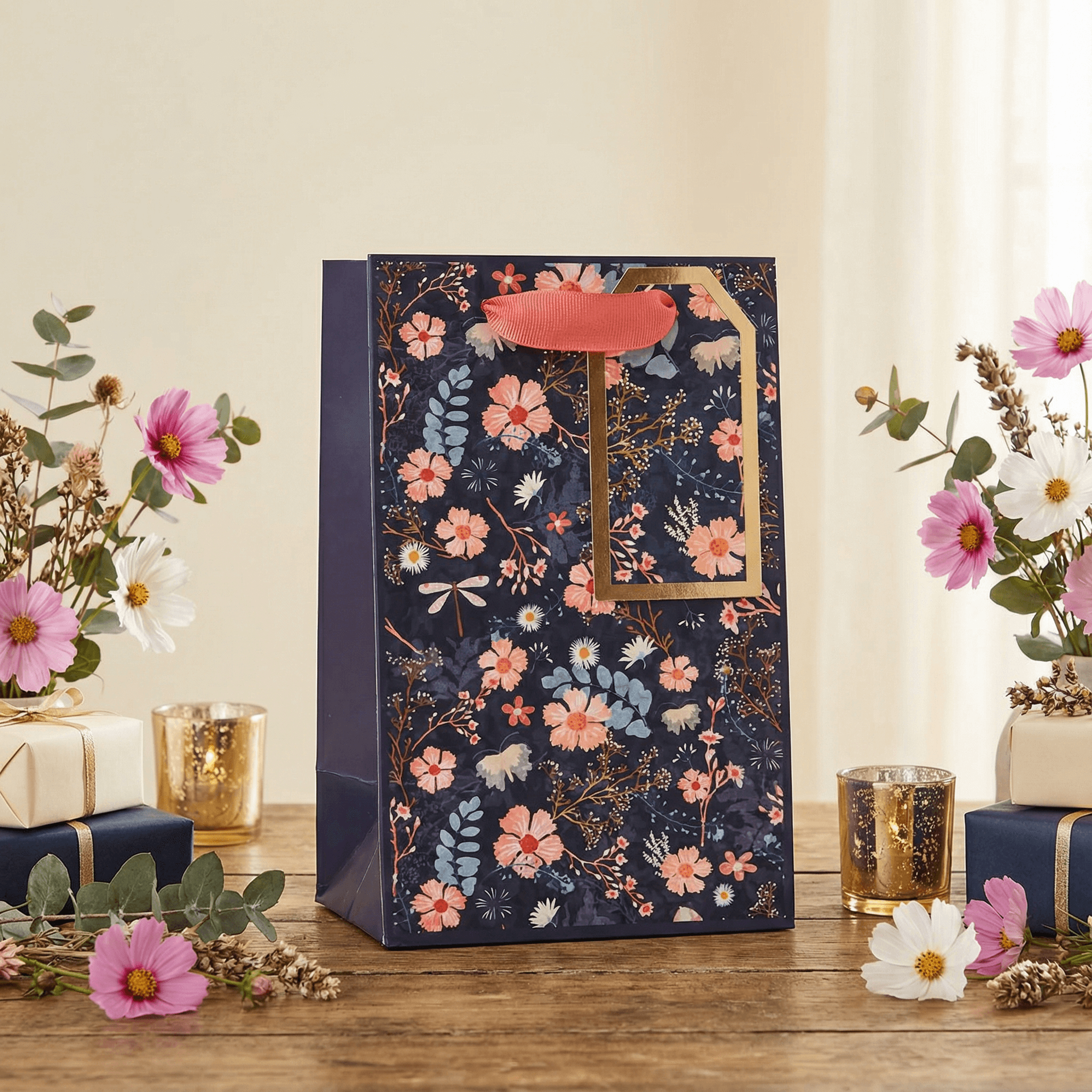 Midnight Madness Floral Gift Bag Collection