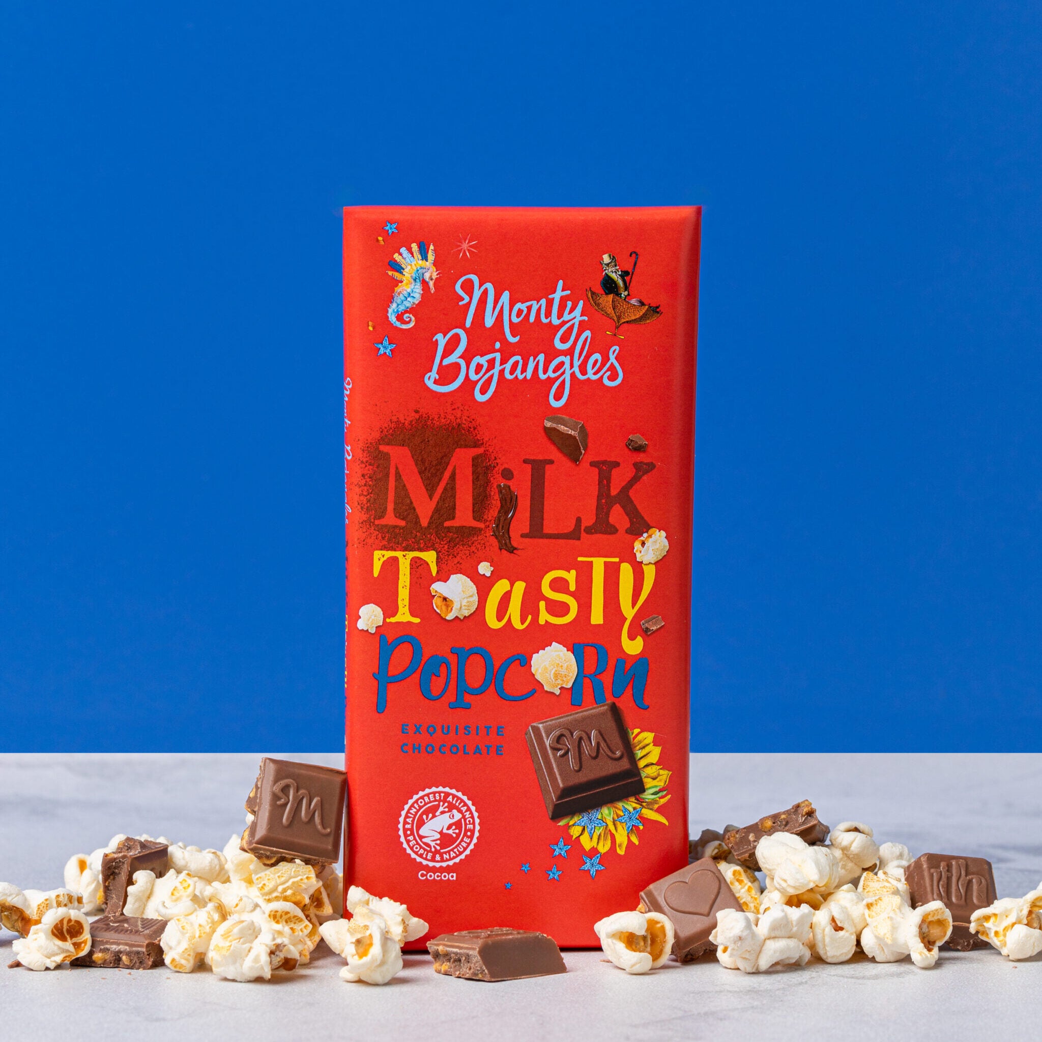 Milk Toasty Popcorn Exquisite Chocolate Bar – 150g